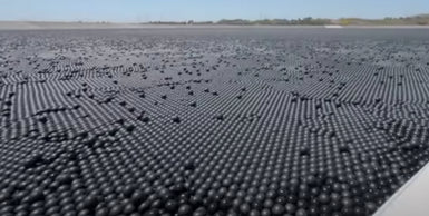 There Are 96,000,000 Black Balls In This Reservoir!