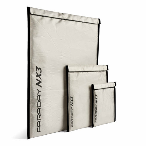 Faraday Bags 3pc Small Kit NX3 Triple-Layer CYBER Fabric