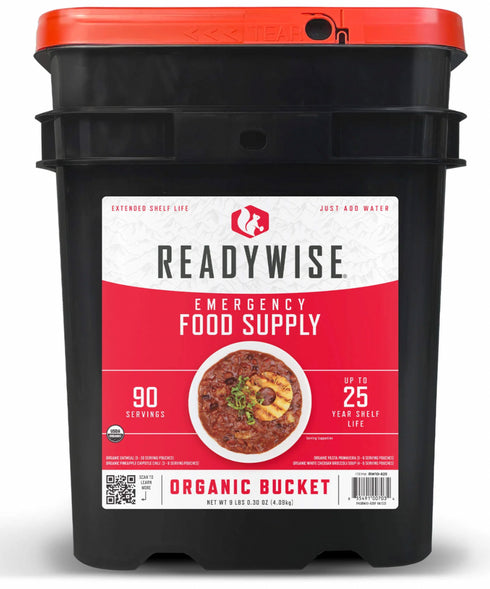 Readywise 90 Serving Organic Bucket