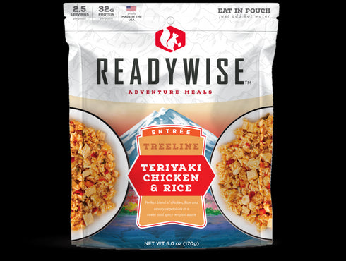 Treeline Teriyaki Chicken & Rice - 6 Pack