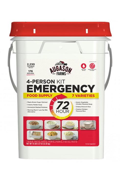 72 Hour 4-Person Emergency Food Supply Kit