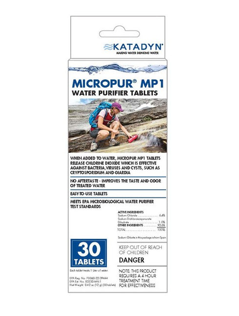Micropur Mp1 Water Purification Tablets (Package of 30)
