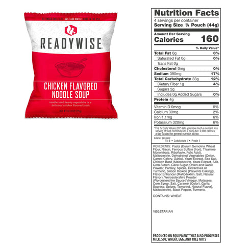 Emergency Freeze Dried Entrees - 120 Servings
