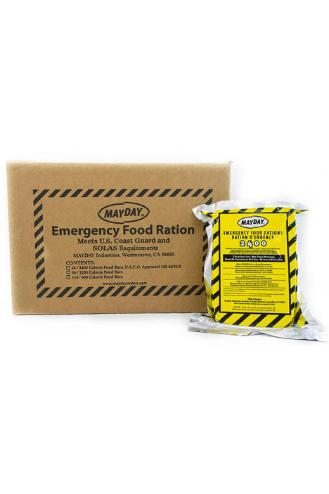 Mayday Emergency Food Ration Food Bars (Case of 24)