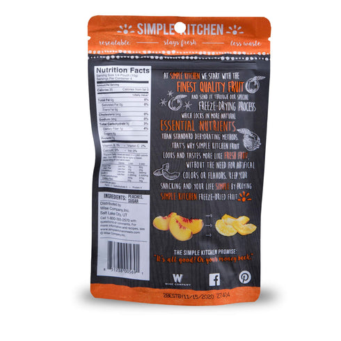 Freeze-Dried Peaches - 6 Pack